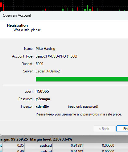 Send Us Your MT4 Credentials